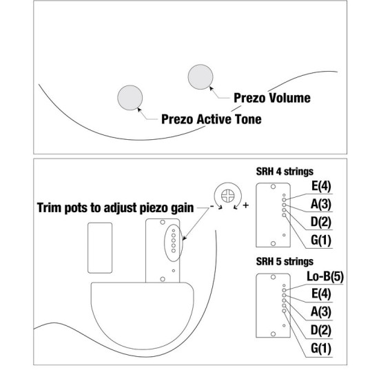 Ibanez SRH505F-NNF 5 húros basszusgitár