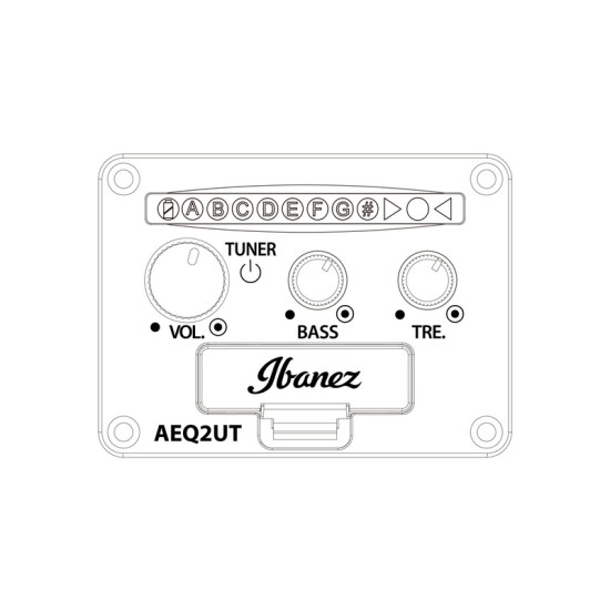 Ibanez UICT10-BK tenor ukulele