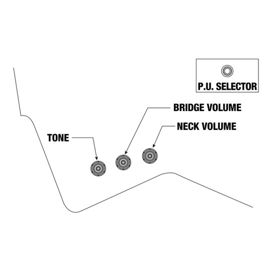 Ibanez PS10-BK Paul Stanley signature elektromos gitár