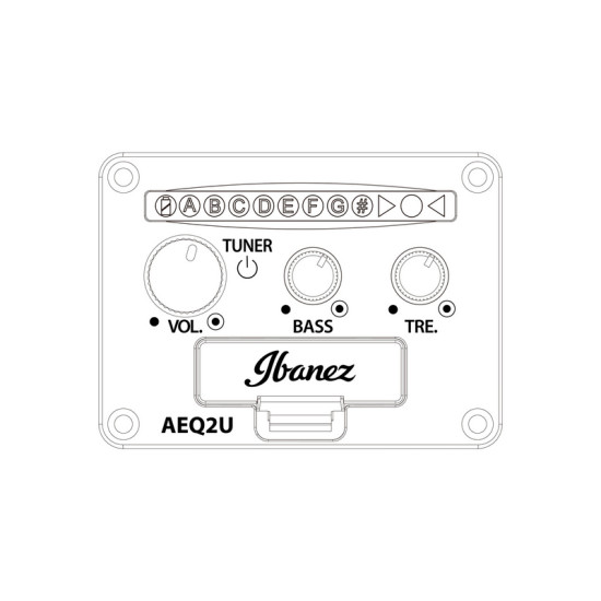 Ibanez UEW13MEE-DBO koncert ukulele