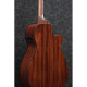 Ibanez AEG50L-BKH balkezes elektro-akusztikus gitár