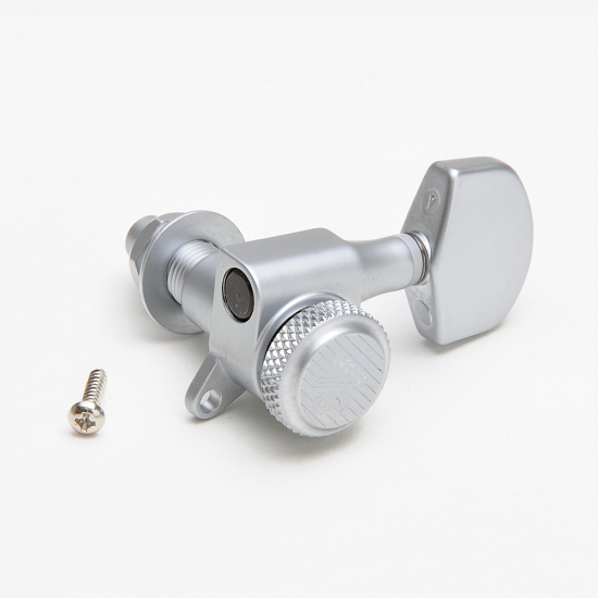 Kluson Modern Backlock 3+3 satus hangolókulcs készlet matt króm nagy gombbal