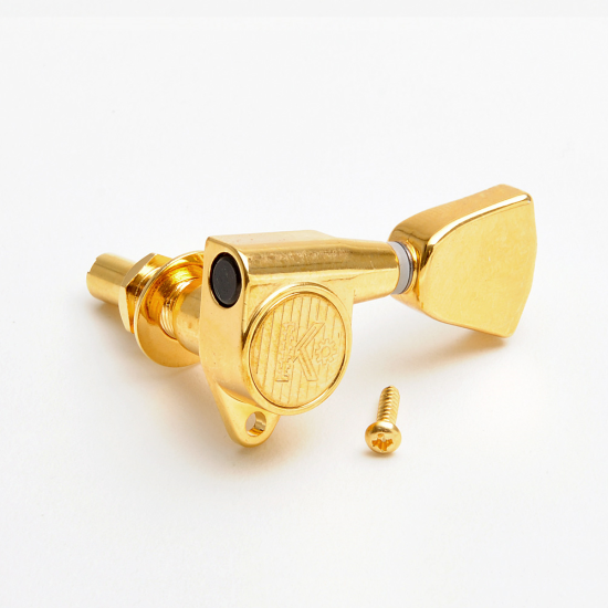 Kluson Toplock 3+3 satus hangolókulcs készlet arany tulipán gombbal