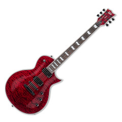 LTD EC-1000 QM See Thru Black Cherry Fluence