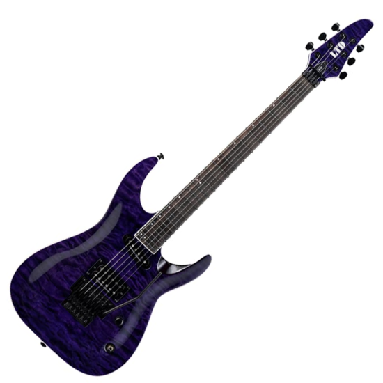 LTD ALR-II Andy Larocque Signature See Thru Purple