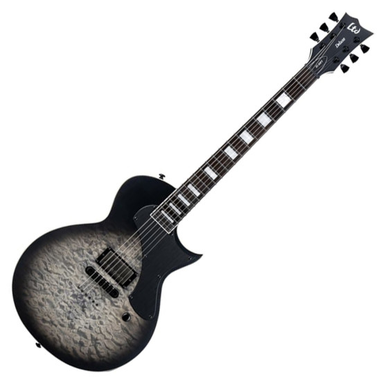 LTD EC-01FT Charcoal Burst Satin