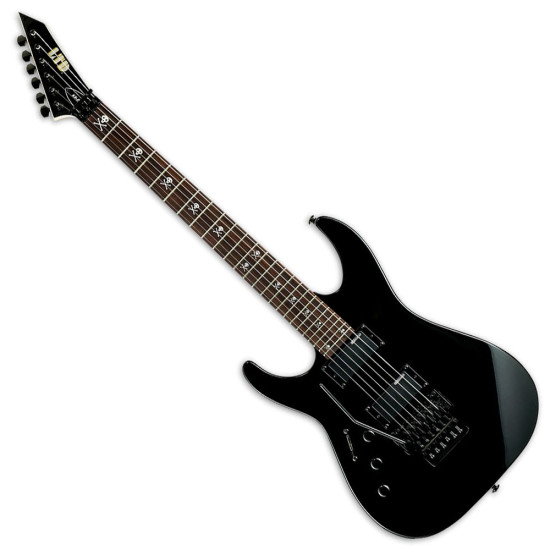 LTD KH-202 BLK LH Kirk Hammett Signature