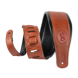 Levys MSS2-TAN Signature Garment bőr gitárheveder világos barna