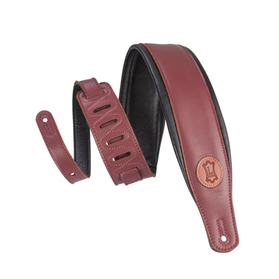 Levys MSS2-BRG Signature Garment bőr gitárheveder burgumdi