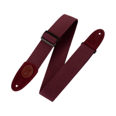 Levys MSSC8-BRG pamut gitárheveder burgundi