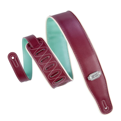 Levys M26VCP-BRG_SEA Reversible Vinyl Burgundy & Seafoam bőr gitár heveder