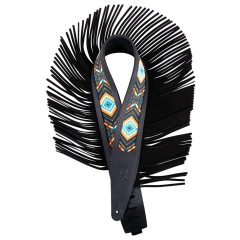 Levys MG317BOI-BLK Crazy Horse Outlaw bőr gitárheveder