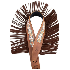 Levys MG317BOI-BRN Crazy Horse Outlaw bőr gitárheveder