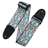 Levys MP3SG-007 Stained Glass Pasztell textil gitárheveder