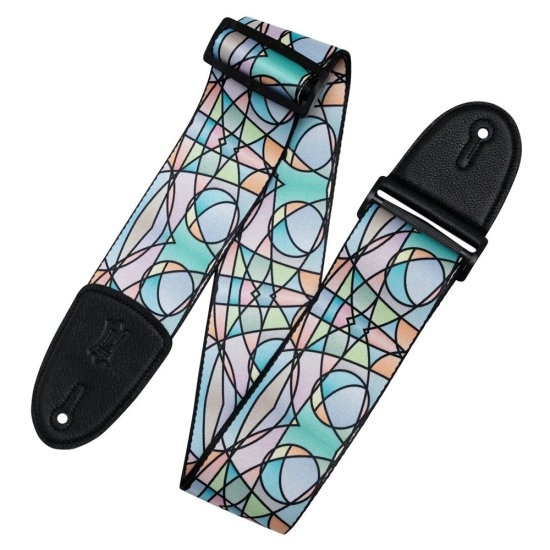 Levys MP3SG-007 Stained Glass Pasztell textil gitárheveder