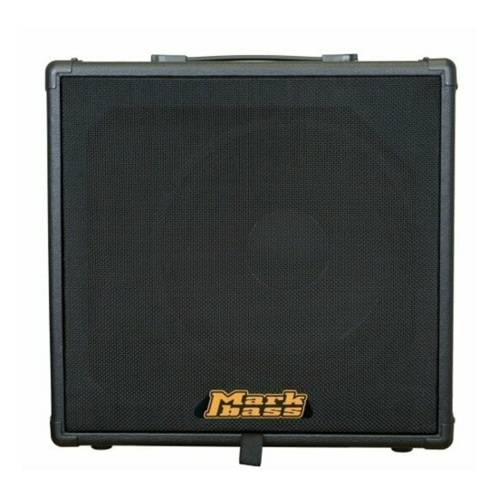 Markbass CMB 101 Black Line