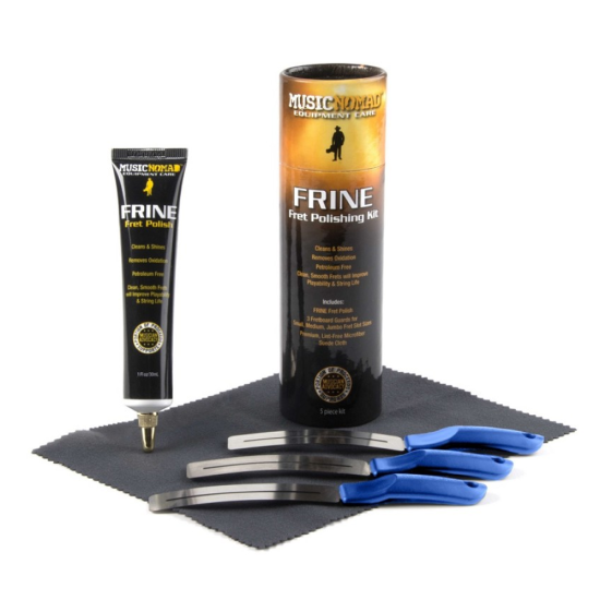 MusicNomad MN124 FRINE Fret Polishing Kit