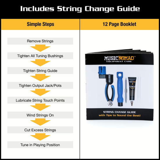 MusicNomad MN218 String Change Tool Kit