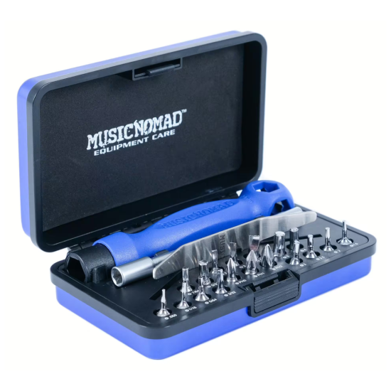MusicNomad MN229 Premium Guitar Tech Screwdriver and Wrench Set