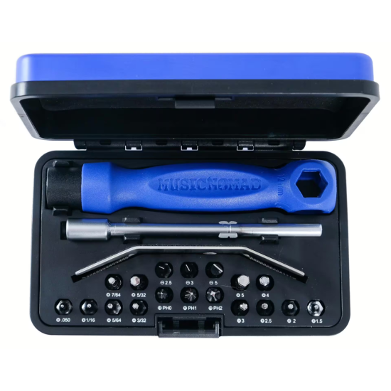 MusicNomad MN229 Premium Guitar Tech Screwdriver and Wrench Set