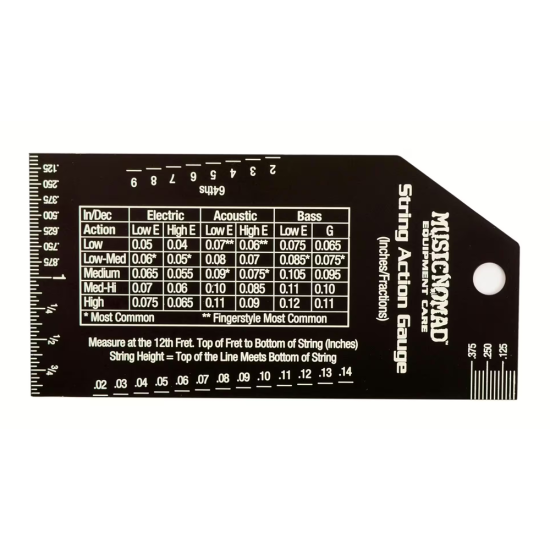 MusicNomad MN602 Precision String Action Gauge
