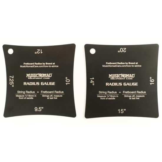 MusicNomad MN603 Precision Radius Gauge Set