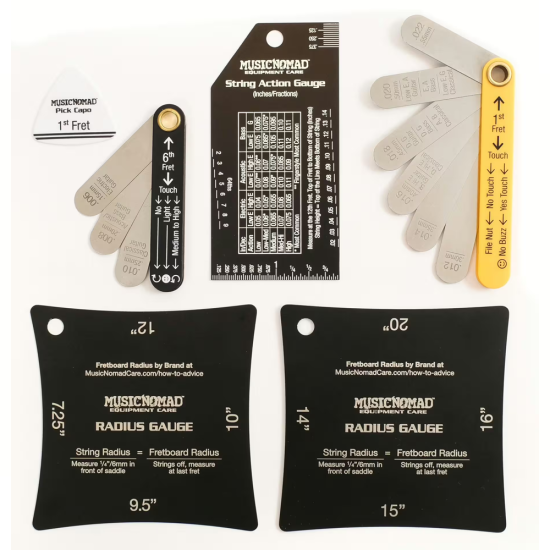 MusicNomad MN604 Precision Setup Gauge Set