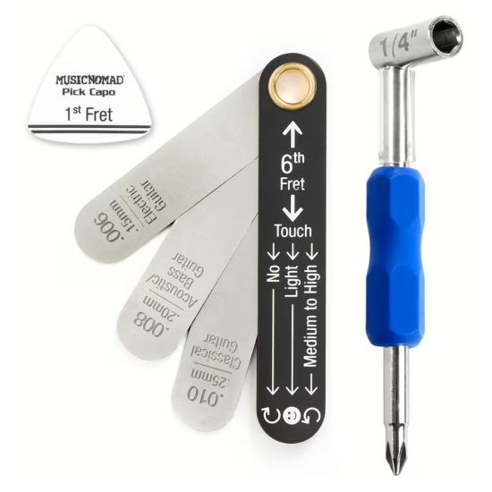 MusicNomad MN611 Truss Rod Neck Relief Measure and Adjust Kit