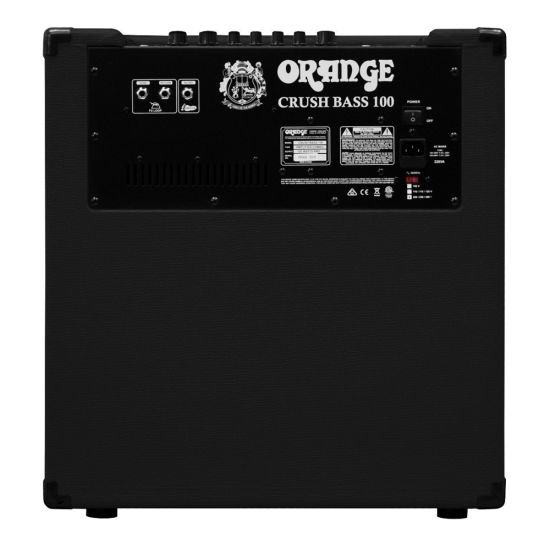 Orange Crush Bass 100 Black basszuskombó