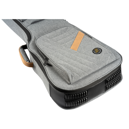 Ortega DeLuxe Acoustic Bass prémium puhatok szürke