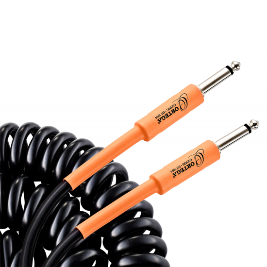 Ortega Retro Series ORCCIS-30BK hangszerkábel 9m