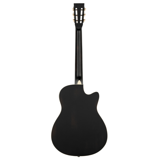 Ortega RRG40CE-DBK-L Americana Series rezonátor gitár