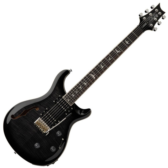PRS SE Custom 24 Semi-Hollow Piezo Charcoal Burst
