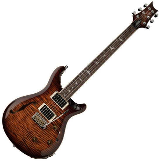 PRS SE Custom 24 Semi-Hollow Piezo Orange Tiger Smokeburst