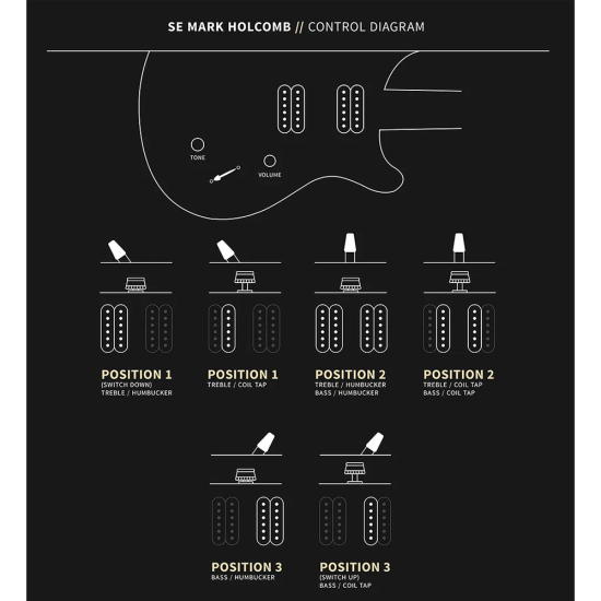 PRS SE Mark Holcomb Signature Holcomb Blue Burst