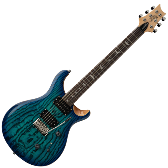 PRS SE Custom 24 Burled Ash Lake Blue Limited Edition