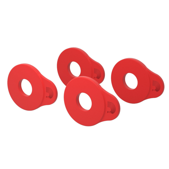 Planet Waves by D'addario Flex Lock Strap Block - Red