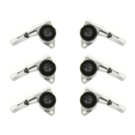 Planet Waves by D'addario PWAT-331L  auto-trim 3+3 króm gitárhangoló kulcskészlet