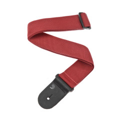 D'Addario PWS101 Red textil gitár heveder
