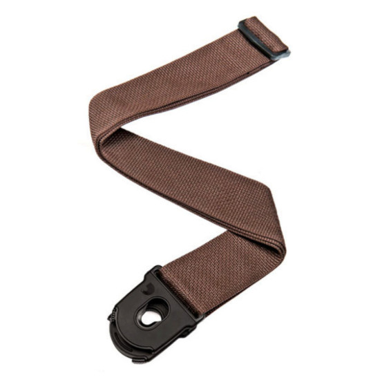 Planet Waves by D'addario PWSPL209 Planet Lock biztonsági záras barna heveder 