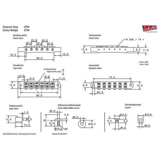 Schaller GTM Black Chrome