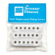 Seymour Duncan Pickup Cover Set for Strat - White with Logo