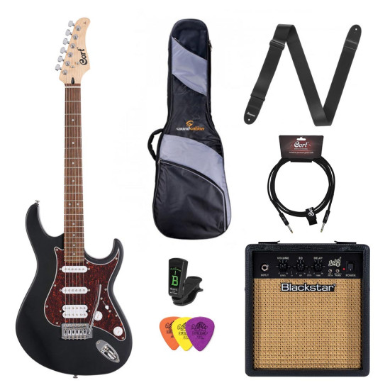 Cort G110 OPBK elektromos gitárszett
