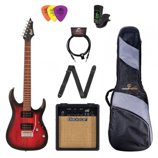 Cort X100 OPBB elektromos gitárszett