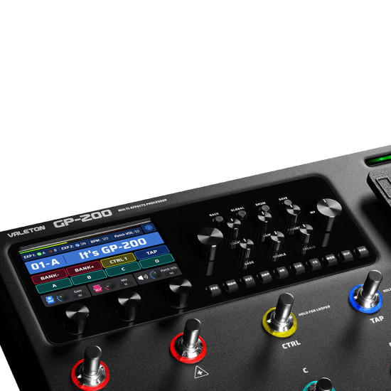 Valeton GP-200 multi-effekt processzor pedál - Fekete