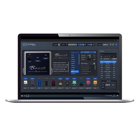 Valeton GP-200LT multi-effekt processzor pedál