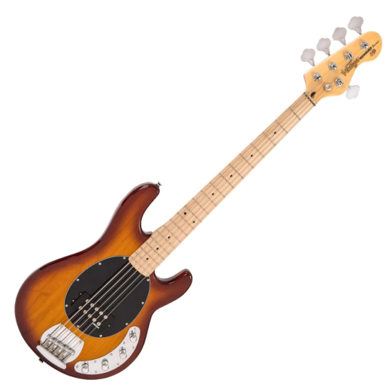 Vintage V965TSB Tobacco Sunburst 5 húros aktív basszusgitár