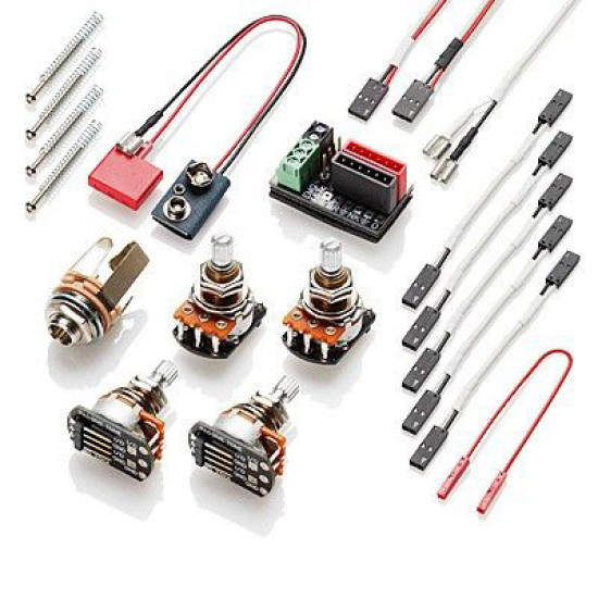 EMG 57/66 Long Shaft Set - Brushed Black Chrome