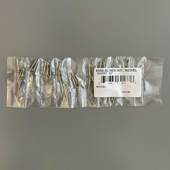 EMG Screw Kit Nickel Short  5324  EMG csavar szett nikkel