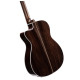 Cort Gold OC8 NAT elektro-akusztikus tokkal